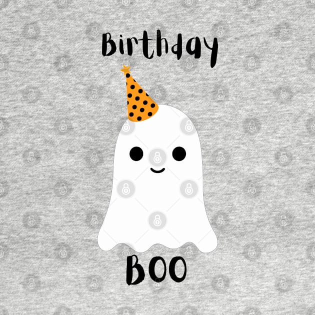 Birthday boo halloween birthday design by kuallidesigns